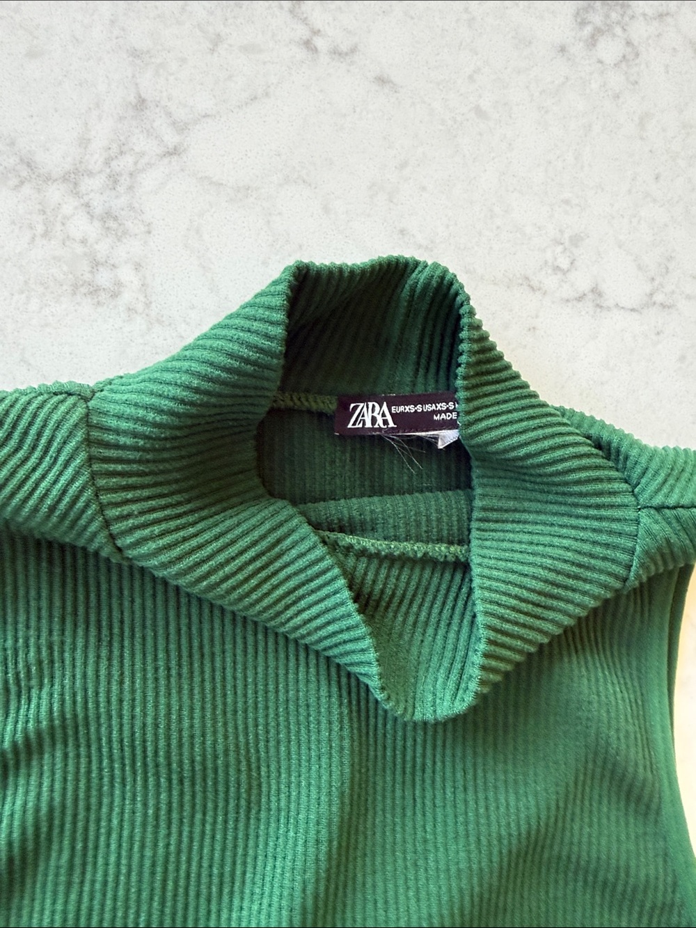 Zara Ribbed Crop Top - Picture 6 of 6